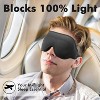 Weighted Eye Mask for Sleeping for Men and Women, Ideal for Lash Extensions, Travel Blackout Night Blindfold with Adjustable Strap - 4 of 4