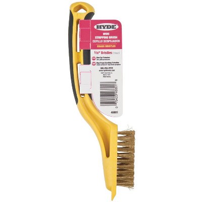 Hyde 1.12 in. W X 6.9 in. L Brass Stripping Brush