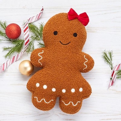 The Lakeside Collection Christmas Shaped Accent Pillows - Snowman