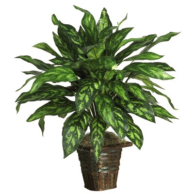 Nearly Natural Silver King with Basket Artificial Plant