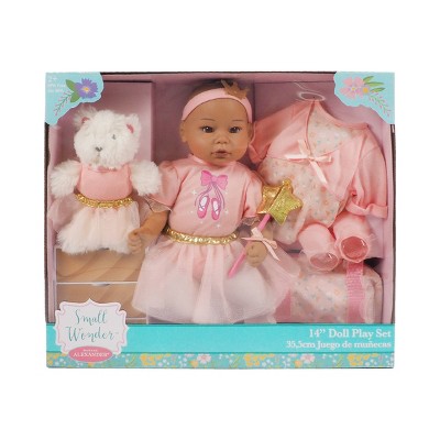 Madame Alexander Small Wonder 14" Ballet Set - Brown Eyes