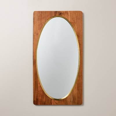 Wood Framed Oval Mirror - Hearth & Hand™ with Magnolia