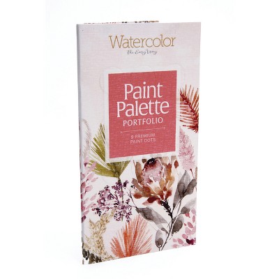 Watercolor the Easy Way Paint Palette Portfolio Flowers - by  Sara Berrenson (Paperback)