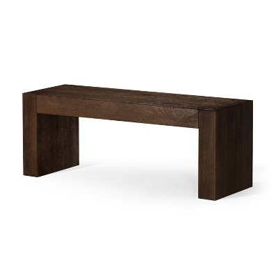 Maven Lane Zeno Solid Wooden Bench 48"x15"