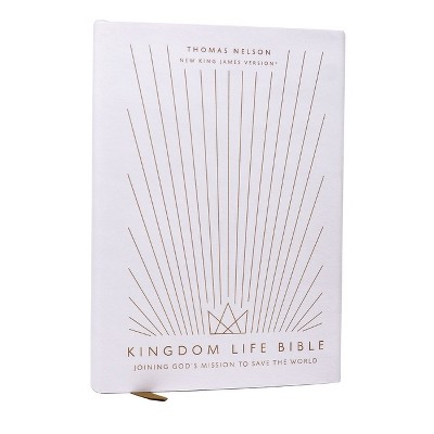Kingdom Life Bible: Joining God's Mission to Save the World (Nkjv, Hardcover, Red Letter, Comfort Print) - by  Thomas Nelson