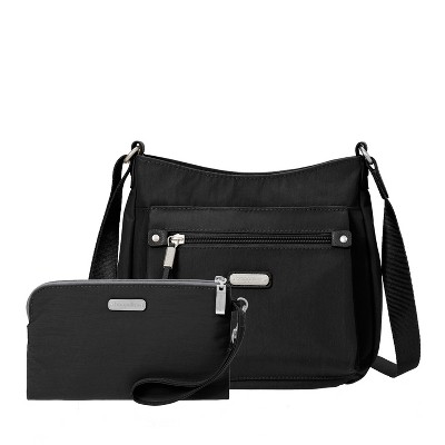 baggallini Women's Uptown Bagg Crossbody Bag with RFID Phone Wristlet
