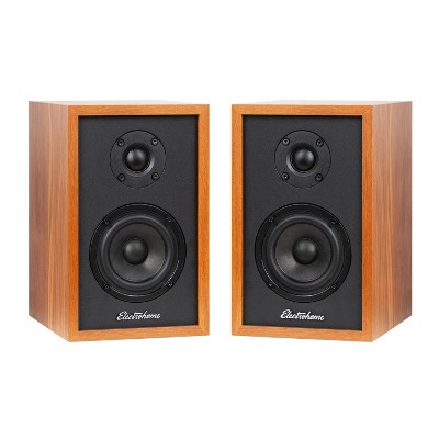 Electrohome Berkeley 2.0 Stereo Powered Bookshelf Speakers with Built-in Amplifier, 3" Drivers, Bluetooth 5, RCA/Aux