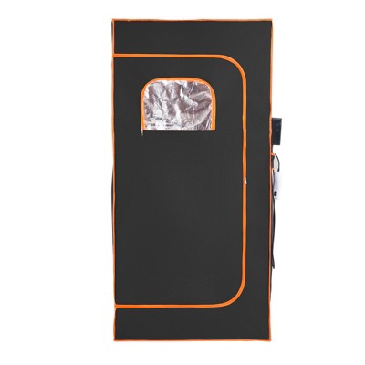 VEVOR Portable Sauna Tent, 1400W Personal Sauna Kit for Home Spa, Detoxify & Soothing Infrared Heated Body Therapy, Black