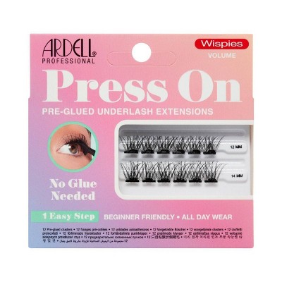 Ardell Press-On Mini Wispies Volume False Eyelashes - 12pc