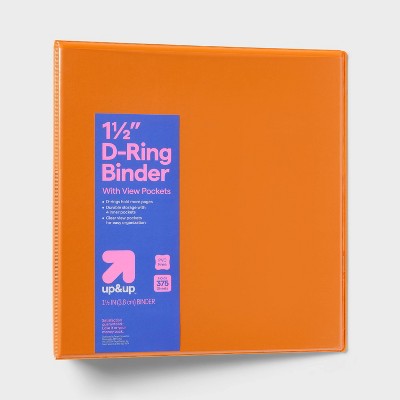 1.5" 3 Ring Binder Clear View - up&up™