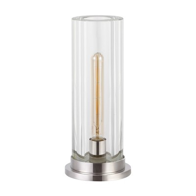 Dellanora Tube Table Lamp - CTL1069 - Silver/Clear - Safavieh Couture