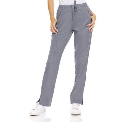 Medichic Women's Joelle 6-Pocket Stretch Cargo Straight Leg Scrub Pants