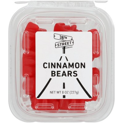 38th Street Gummy Bears Cinnamon Tub - Case of 12 - 8 oz