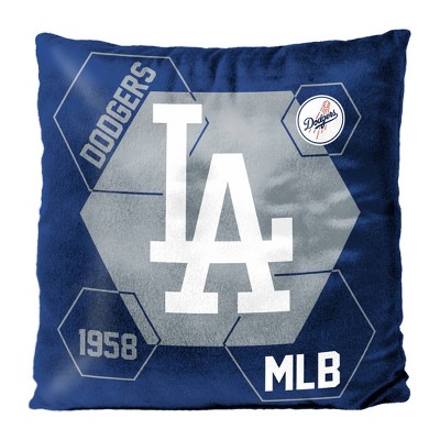 MLB Los Angeles Dodgers Firm Density Connector Velvet Reverse Pillow