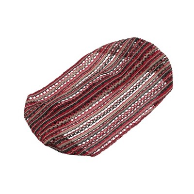 Unique Bargains Women's Fashion Stripes Wide Headwrap 1 Pc
