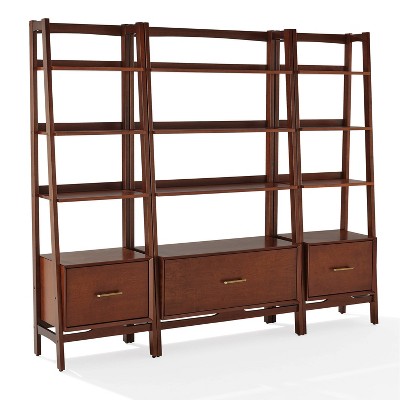 70.5" 3pc Landon Bookcase Set - Crosley