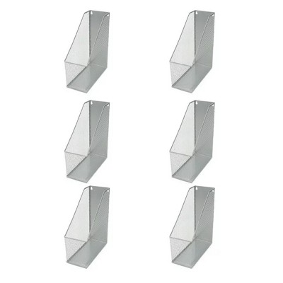 Ybm Home Mesh Steel Wall mount and/or Freestanding Document Sorter, Pack of 6