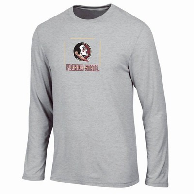 NCAA Florida State Seminoles Men's Gray Long Sleeve T-Shirt