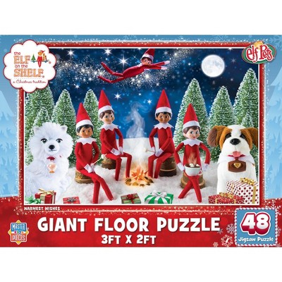 MasterPieces Elf on the Shelf Warmest Wishes 48 Piece Floor Jigsaw Puzzle for Kids