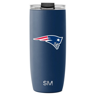 NFL New England Patriots Simple Modern Stainless Steel Voyager Travel Mug - 20oz