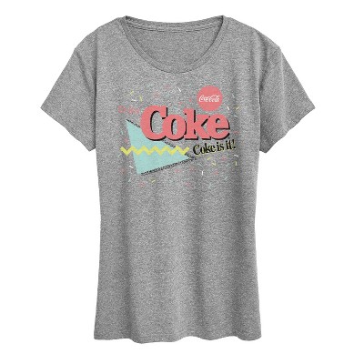 Women's - Coca-Cola - 90's Retro Style Short Sleeve Graphic T-Shirt
