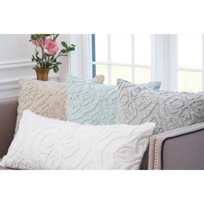 EY Essentials Ninny Floral Tufted Throw Pillow Collection