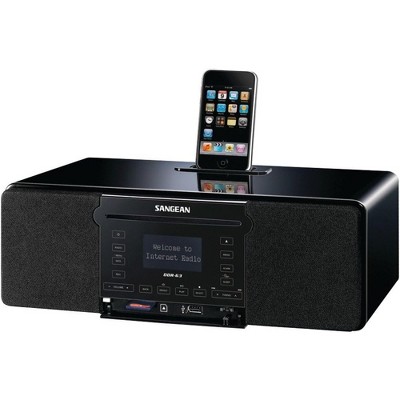 Sangean DDR-63 All-in-One Table Top with WiFi Internet FM-RDS/Aux In/ CD/USB/iPod Cradle