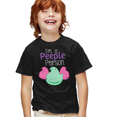 Easter I'm A Peeple Person Peeps Kids T-Shirt For Youth Black