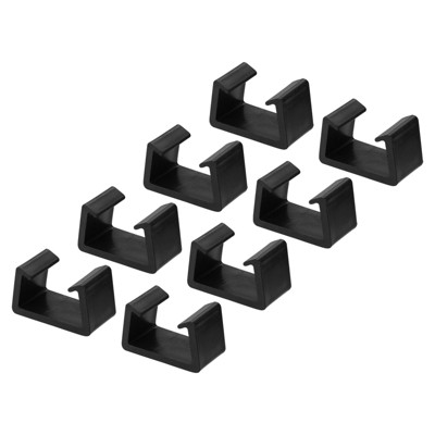 Unique Bargains Outdoor Patio Sofa Fixed Connection Chair Fasteners Furniture Clip Black