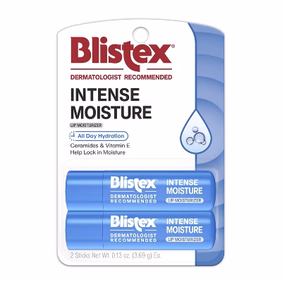 Blistex Intense Moisture Lip Balms - 0.26oz/2pk