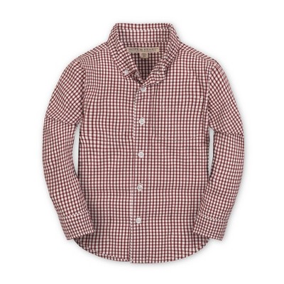 Hope & Henry Boys'  Poplin Long Sleeve Button Down Shirt, Kids