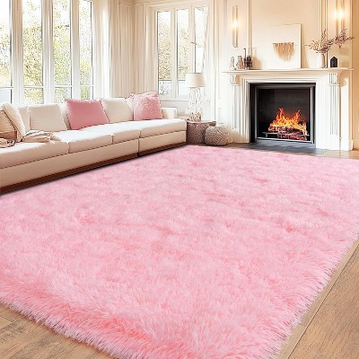 LOVEVOOK Area Rugs for Living Room Bedroom, Fluffy Shag Rugs, Modern Indoor Floor Carpet for Home Decor Aesthetic 4x6 Feet