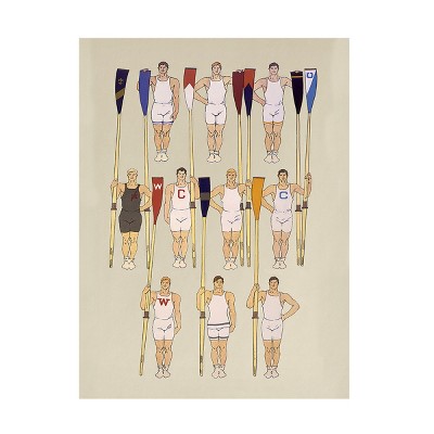 Trademark Fine Art - Edward Penfield  Penfield Vintage Sports Illustrations VI Canvas Art