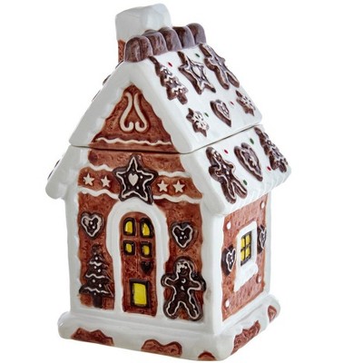 Kurt Adler 10.2-Inch Gingerbread House Cookie Jar
