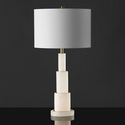Gardiner Alabaster Table Lamp - CTL1035 - Safavieh Couture
