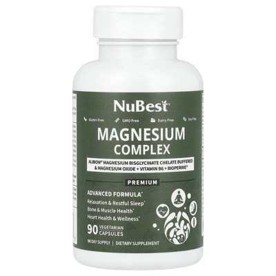 NuBest Magnesium Complex, 90 Vegetarian Capsules