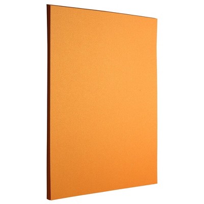 JAM PAPER Metallic 32lb Paper - 8.5 x 11 - Orange Stardream Metallic - 100 Sheets/Pack