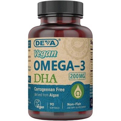 Deva Vegan Omega-3 Dha 90 Vegan Softgels
