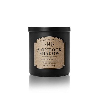 16.5oz Jar Candle Classic Collection Five O'Clock Shadow - Manly Indulgence