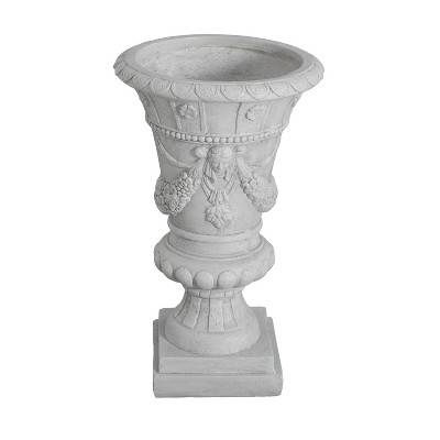 Christopher Knight Home Karen Outdoor Handcrafted Lightweight Concrete Garden Urn Planter
