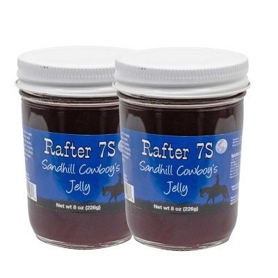 Rafter 7S 8 oz Sandhill Cowboy's Wild Plum and Chokecherry Jelly - Pack of 2