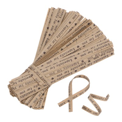 Unique Bargains Kraft Paper Twist Ties Party Gift Bread Candy Wrapping 700 Pcs