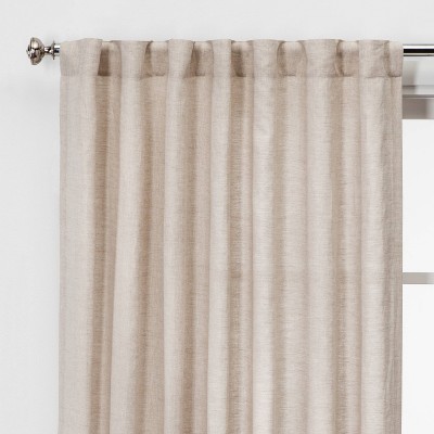 1pc Light Filtering Linen Window Curtain Panel - Threshold™