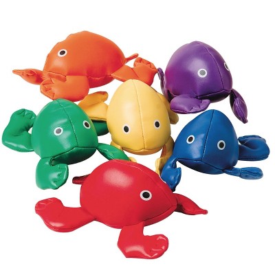 S&S Worldwide Spectrum Frog Beanbags Pk6