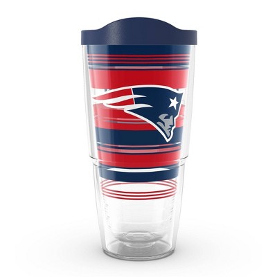 NFL New England Patriots 24oz Hype Stripes Classic Tumbler