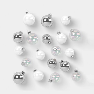 42pc Round Glass Christmas Tree Ornament Set - Wondershop™