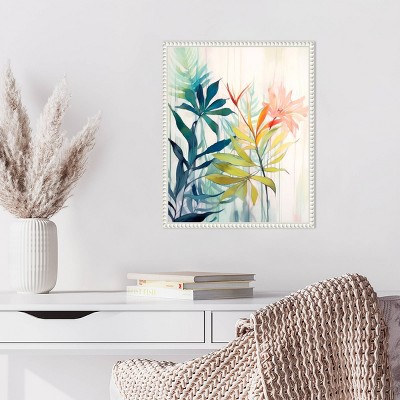 Amanti Art Pink and Yellow Floral Elegance I by Irena Orlov Framed Wall Art Print