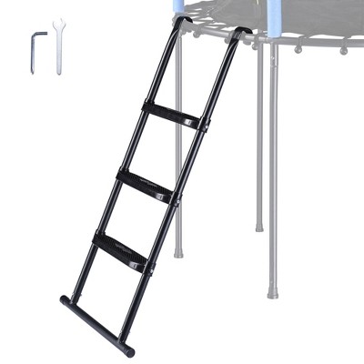 Yescom 43" Trampoline Ladder 3 Step Wide Anti Skid for Kid Outdoor 15 Ft Plus Bounce