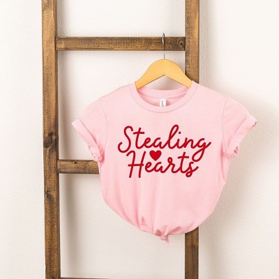 The Juniper Shop Stealing Hearts Cursive Youth Short Sleeve Tee