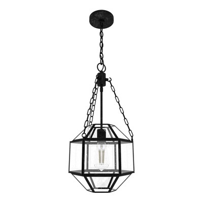 Hunter Fans 11" Indria Pendant Light Rustic Iron Ceiling Fixture